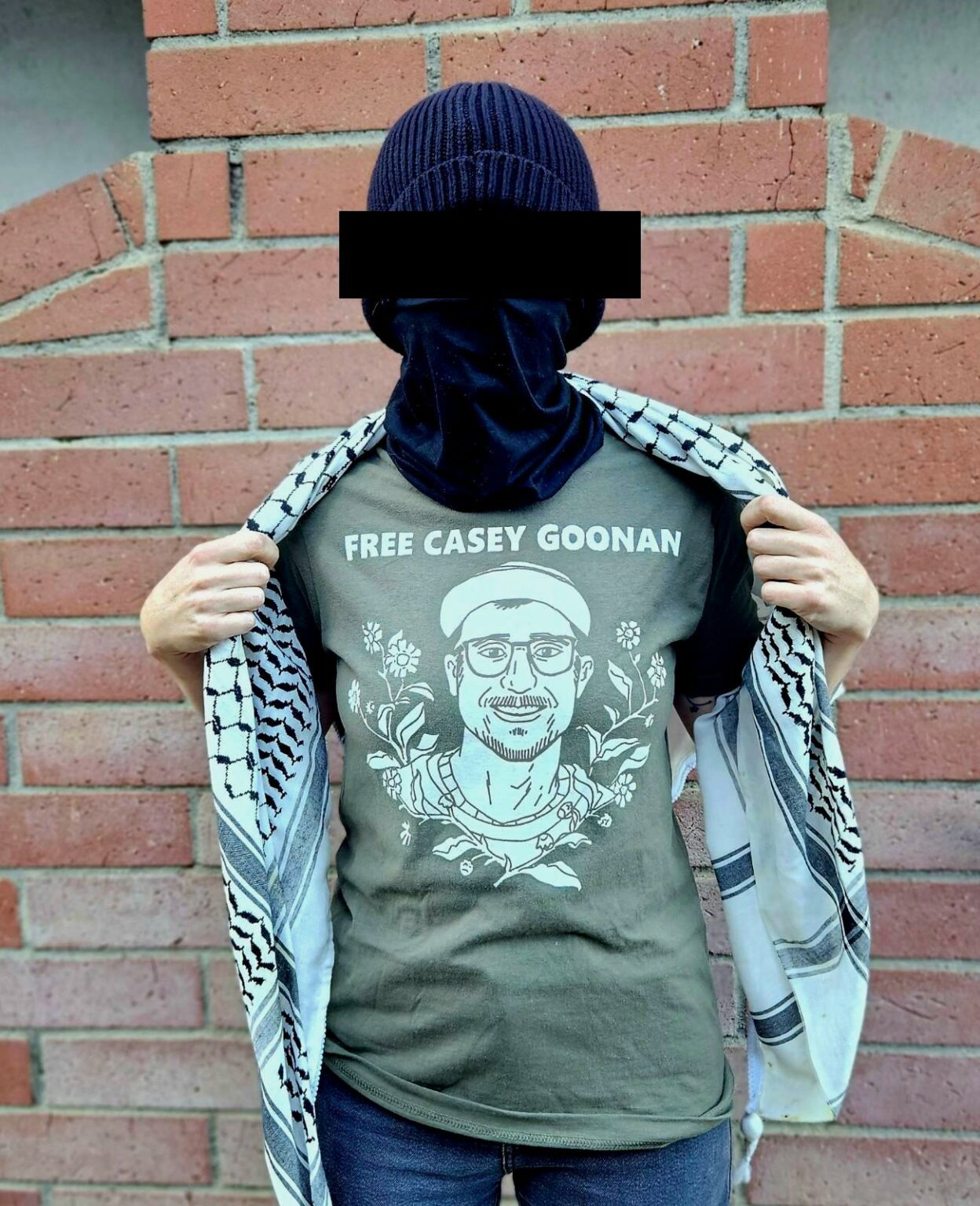 Support Shirt for Casey Goonan | Anarchist Black Cross Federation